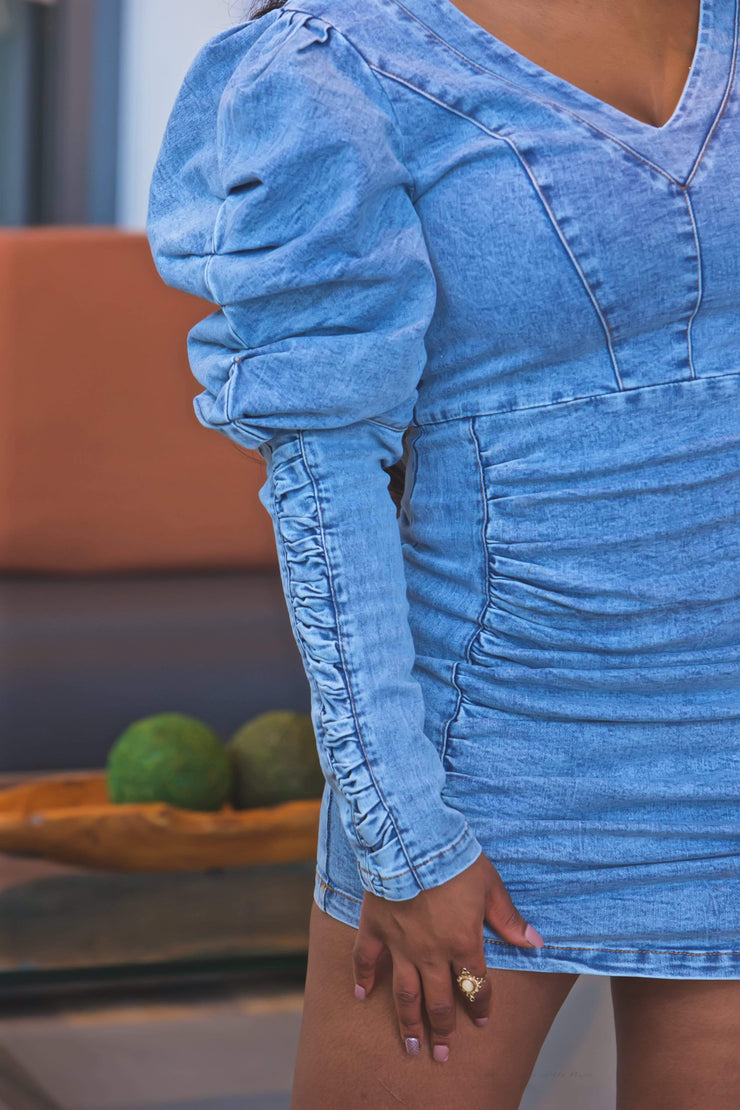 Dress Dolled Up | Acid Denim Dress