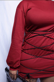Dress Ruby | Corset Laced Mini Dress