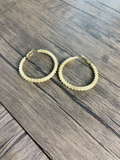 Earrings Chloe | Abstract Hoop Earrings