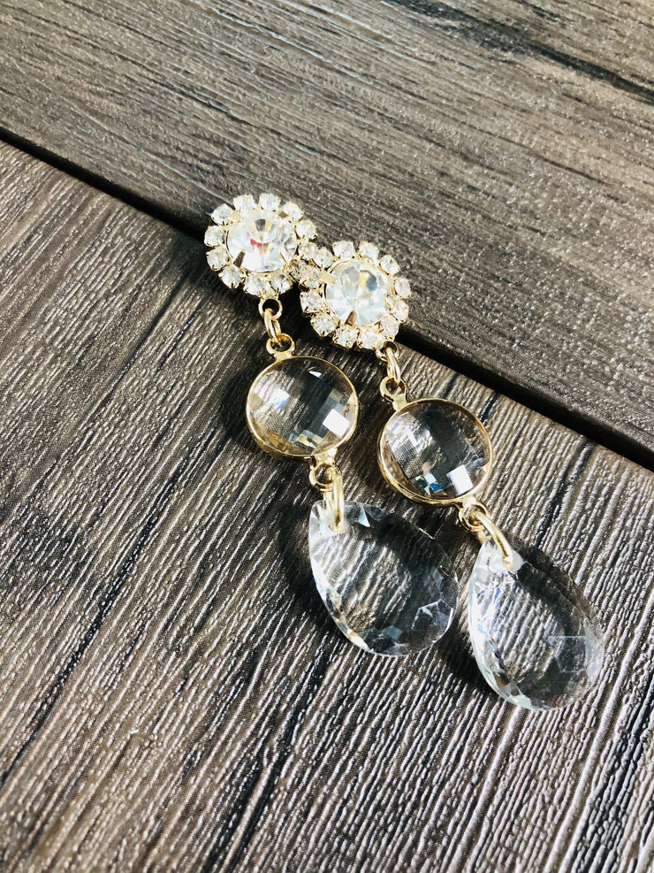 Earrings Rose | Gem Drop Earrings