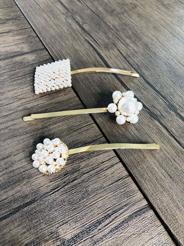 Hair Pin Liz | Pearl Hairpin Set