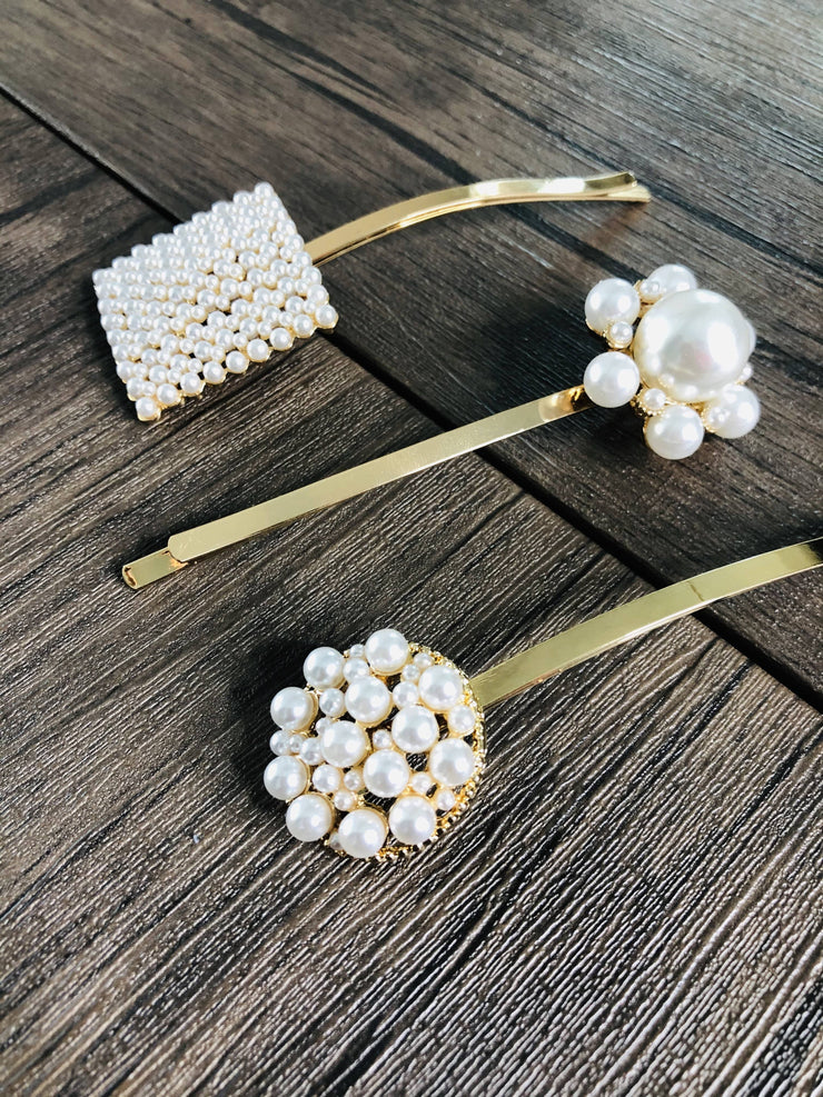 Hair Pin Liz | Pearl Hairpin Set