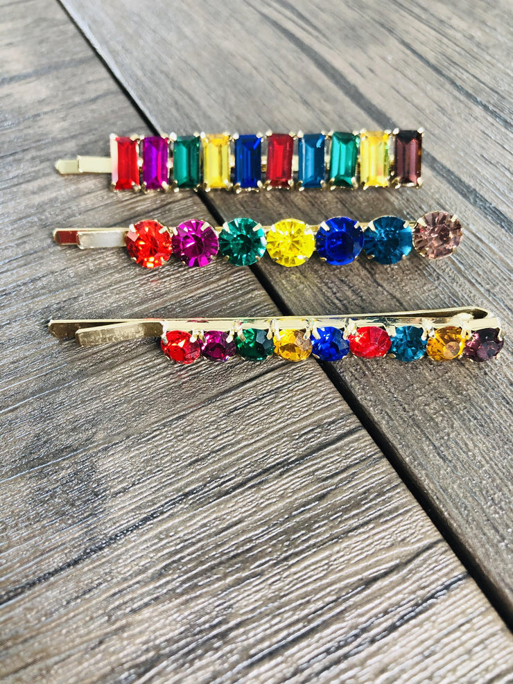 Hair Pin Radiant | Jeweled Hairpin Set