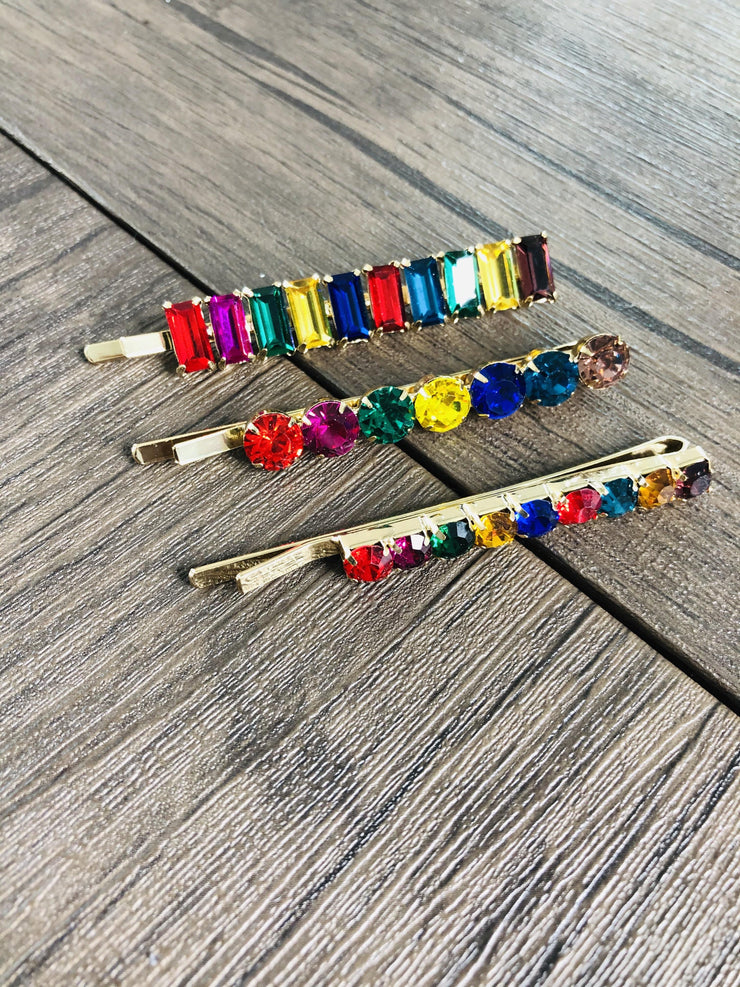 Hair Pin Radiant | Jeweled Hairpin Set