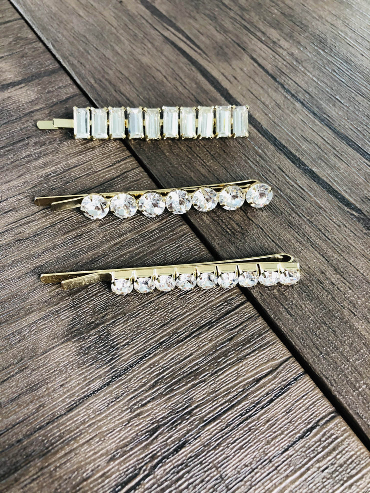 Hair Pin Radiant | Jeweled Hairpin Set