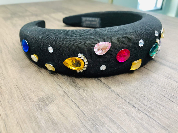 Headband Diana | Embellished Padded Headband