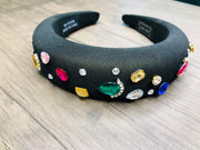 Headband Diana | Embellished Padded Headband