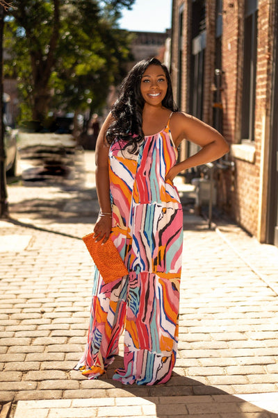 Jumpsuits & Rompers Maui | Multi Color Wide Leg Jumpsuit
