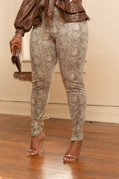 Pants Catalina | Snake Print Pants